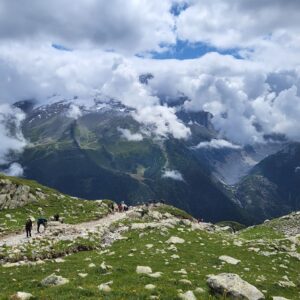 Trail løb rundt om Mont Blanc